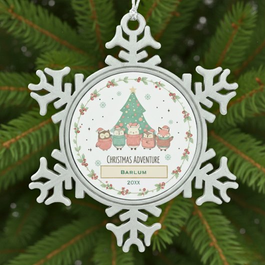 Ornement Flocon De Neige Personalized Festive Adventures