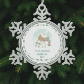 Ornement Flocon De Neige Personalized Festive Memories