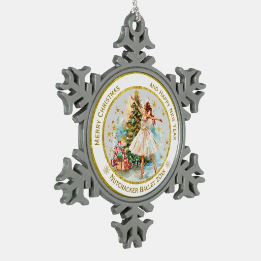 Ornement Flocon De Neige Personalized Nutcracker Ballet Christmas - Gift (Gauche)