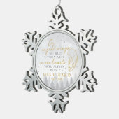 Ornement Flocon De Neige Personalized On Angels Wings (Vue impression)