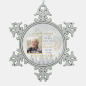 Ornement Flocon De Neige Personalized On Angels Wings Photo Ornament (Devant)
