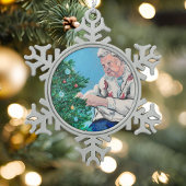 Ornement Flocon De Neige PERSONNALISER L'Art Original