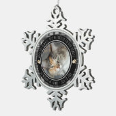Ornement Flocon De Neige Pet Memorial Remebration One Photo (Vue impression)
