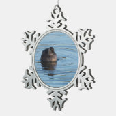 Ornement Flocon De Neige Petit grèbe (Vue impression)