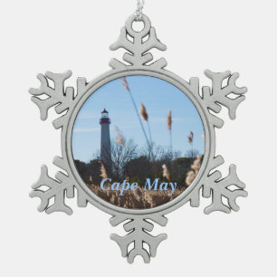 Ornement Flocon De Neige Phare de Cape May