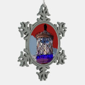 ORNEMENT FLOCON DE NEIGE PHARE DE VACANCES (Gauche)