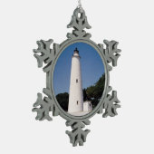 Ornement Flocon De Neige Phare d'Ocracoke (Gauche)