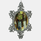 Ornement Flocon De Neige Phase de ChapeI Sixtine d'un ChaIIenge (Gauche)