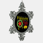 Ornement Flocon De Neige Philippines Noël philippin Maligayang Pasko (Gauche)