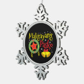 Ornement Flocon De Neige Philippines Noël philippin Maligayang Pasko (Vue impression)