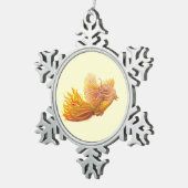 Ornement Flocon De Neige Phoenix Bird en vol (Vue impression)