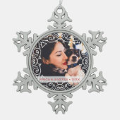Ornement Flocon De Neige Photo cadre déco (Devant)