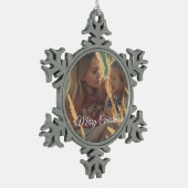 Ornement Flocon De Neige photo de famille recto-verso (Gauche)