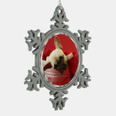 Ornement Flocon De Neige Photo du flocon de neige do-it-yourself d'étain (Gauche)