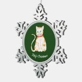 Ornement Flocon De Neige Photo Personalized Snowflake Framed Ornament (Vue impression)