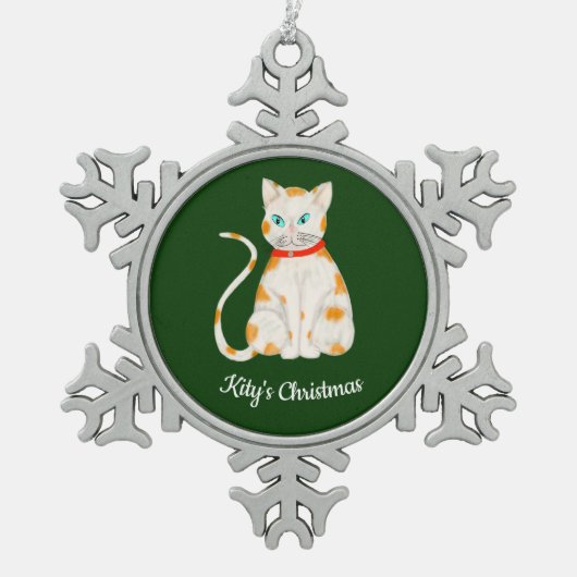 Ornement Flocon De Neige Photo Personalized Snowflake Framed Ornament (Devant)