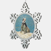 Ornement Flocon De Neige Photographie de la faune tropicale Iguana à St. Th (Vue impression)