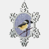 Ornement Flocon De Neige Pickadee (Vue impression)