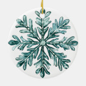 Ornement flocon de neige Pine Frost | Noël vert Ch (Dos)