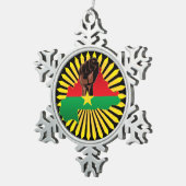 Ornement Flocon De Neige Ping Pong Ball (Vue impression)