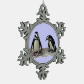 Ornement Flocon De Neige Pingouins (Gauche)