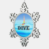 Ornement Flocon De Neige Piqué SUPÉRIEUR (Vue impression)