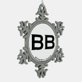 Ornement Flocon De Neige Plage de Bethany (Gauche)