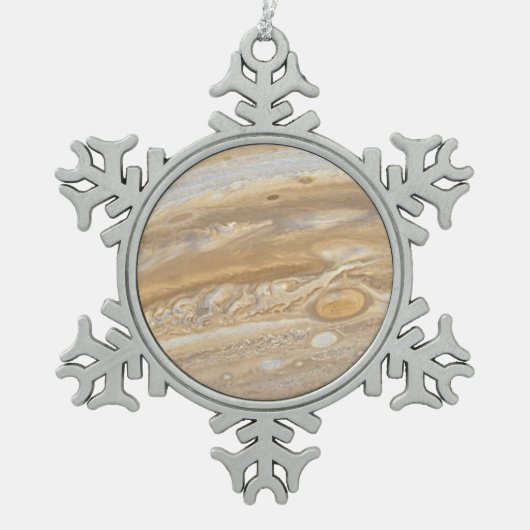 Ornement Flocon De Neige Planète Jupiter (Devant)