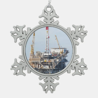 Ornement Flocon De Neige Plate-forme pétrolière