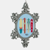 Ornement Flocon De Neige Platines vintages (Gauche)