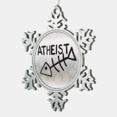 Ornement Flocon De Neige Poissons athées (Vue impression)