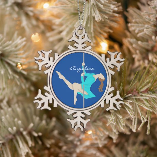Ornement Flocon De Neige Pole Fitness (Arbre)