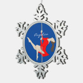 Ornement Flocon De Neige Pole Fitness (Vue impression)