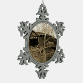 Ornement Flocon De Neige Pont couvert (Gauche)