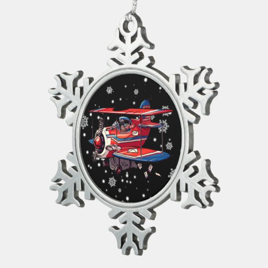 Ornement Flocon De Neige PosteMan (Vue impression)