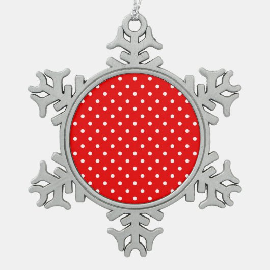 Ornement Flocon De Neige Pot rouge (Devant)