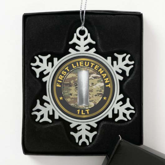 Ornement Flocon De Neige Premier Lieutenant 1LT (Boîte)