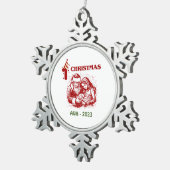 ORNEMENT FLOCON DE NEIGE PREMIER NOËL (Vue impression)