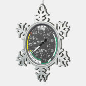 Ornement Flocon De Neige Premier Noël À Être Pilote (Vue impression)