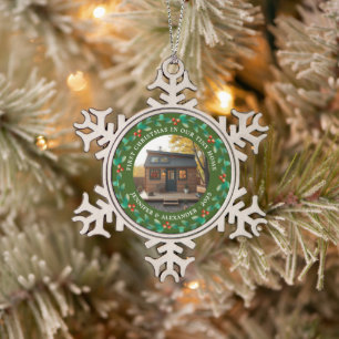 Ornement Flocon De Neige Premier Noël dans notre petite maison photo