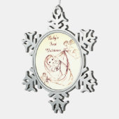 Ornement Flocon De Neige Premier Noël du bébé (Vue impression)