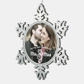 Ornement Flocon De Neige Premier Noël en tant qu'Ornament M. & Mme Keepsaké (Vue impression)