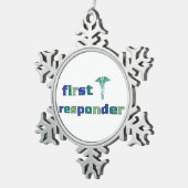 Ornement Flocon De Neige Premier répondeur (Vue impression)