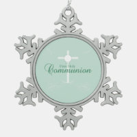 Première Sainte Communion, écriture en vert doux
