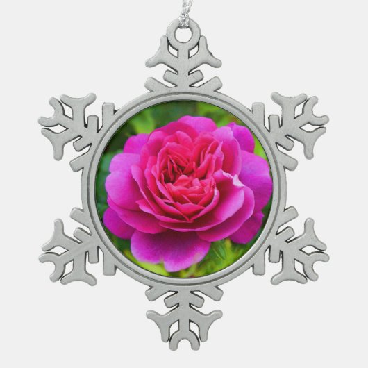 Ornement Flocon De Neige Princesse Anne Rose #1 (Devant)