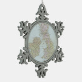 Ornement Flocon De Neige Principales routes des îles britanniques (Gauche)