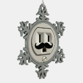 Ornement Flocon De Neige Prise de courant de moustache (Gauche)