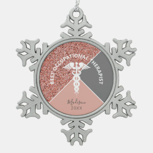 Ornement Flocon De Neige Professionnaliste Noël Personnalisé
