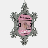 Ornement Flocon De Neige Proud Godmother Pink Retro (Gauche)