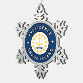 Ornement Flocon De Neige Providence Rhode Island (Vue impression)